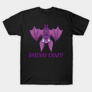 Batcrap Crazy Wacky Cartoon Bat T-Shirt